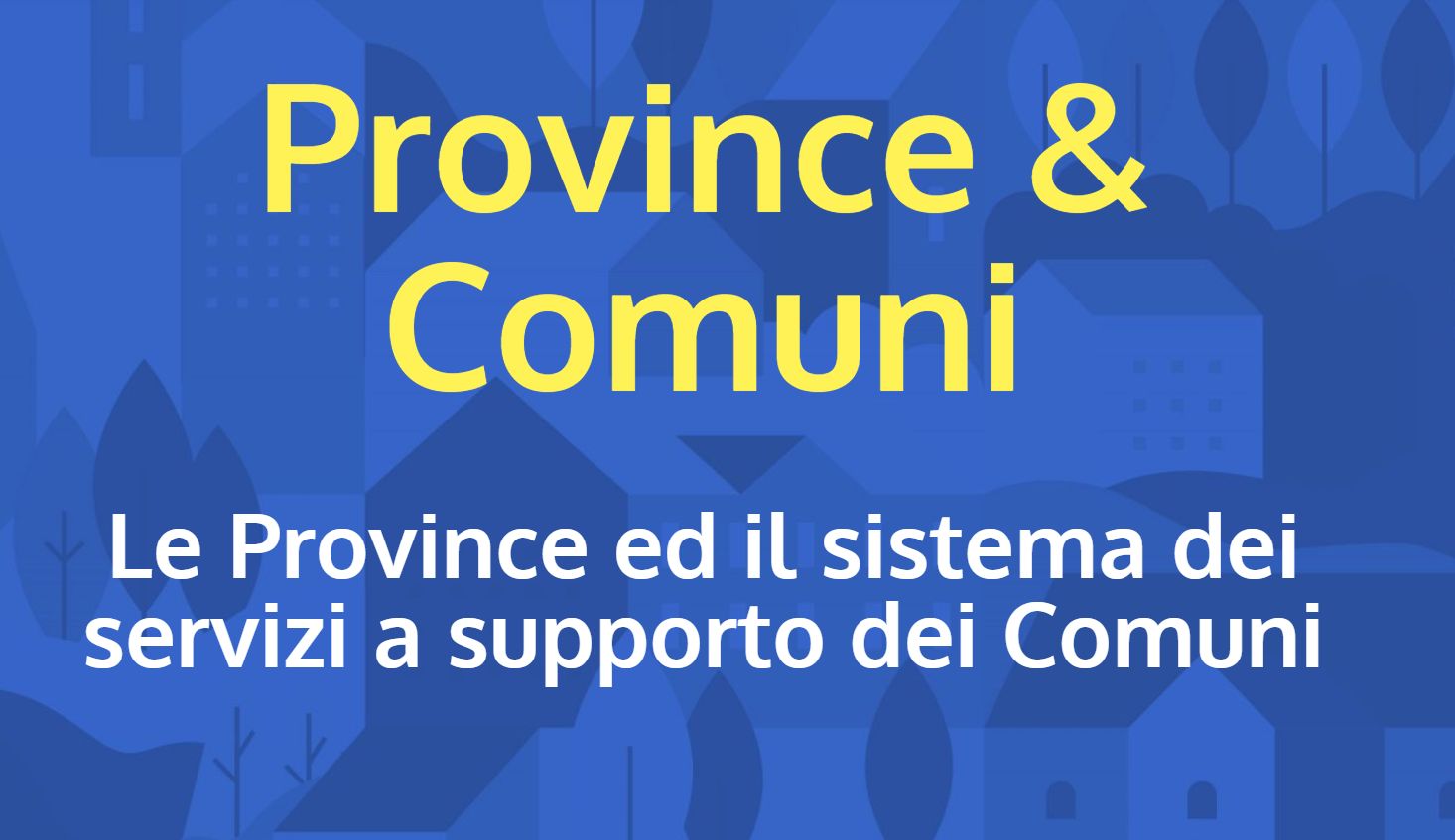 Province&Comuni